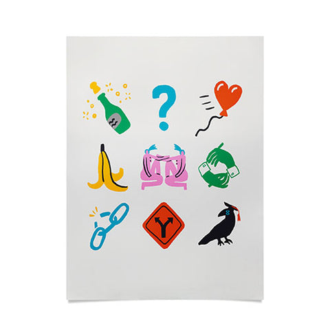 Aley Wild Gemini Emoji Poster