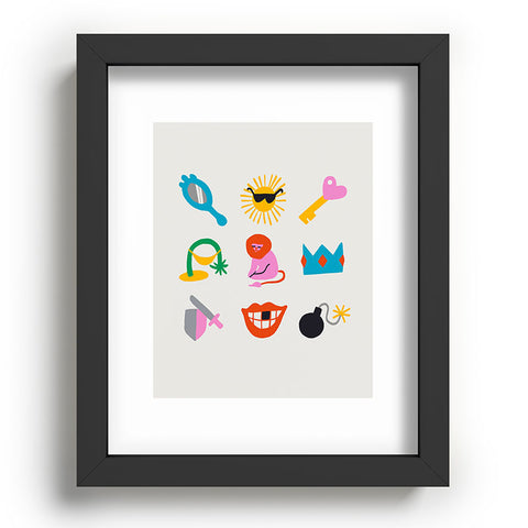 Aley Wild Leo Emoji Recessed Framing Rectangle