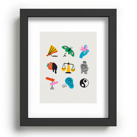 Aley Wild Libra Emoji Recessed Framing Rectangle