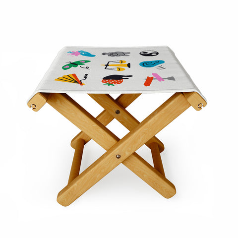 Aley Wild Libra Emoji Folding Stool
