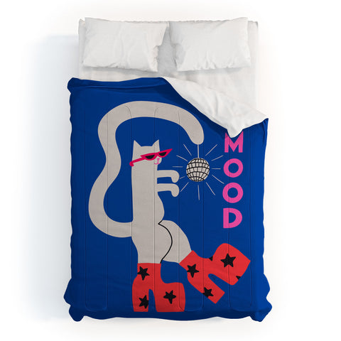 Aley Wild Mood Cat Comforter