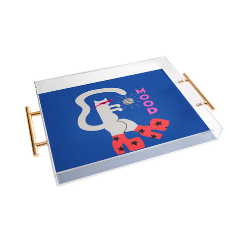 Aley Wild Mood Cat Acrylic Tray