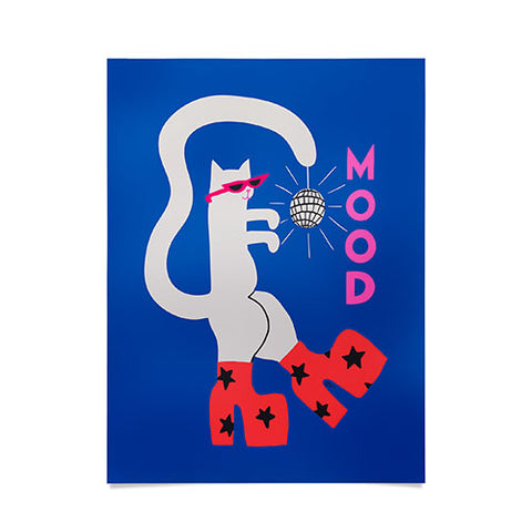 Aley Wild Mood Cat Poster