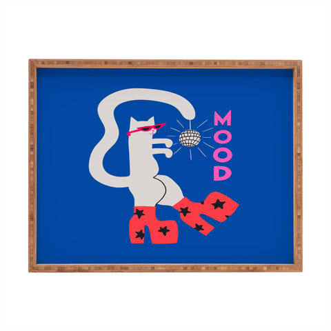 Aley Wild Mood Cat Rectangular Tray