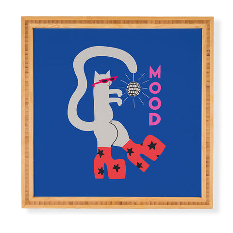 Aley Wild Mood Cat Framed Wall Art