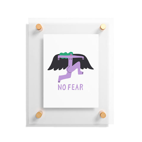 Aley Wild No Fear Floating Acrylic Print