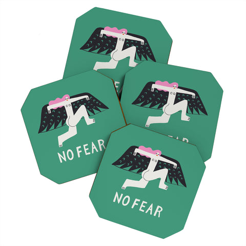 Aley Wild No Fear I Coaster Set