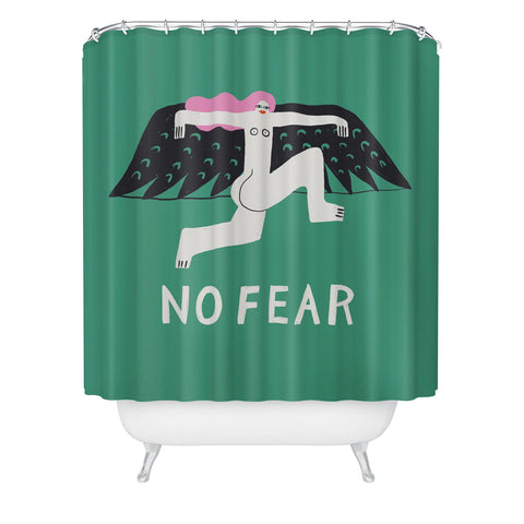 Aley Wild No Fear I Shower Curtain