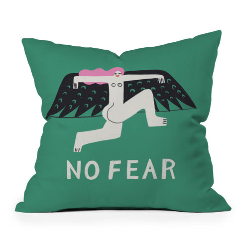 Aley Wild No Fear I Throw Pillow
