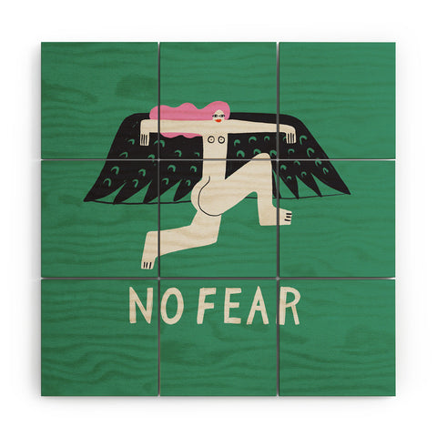 Aley Wild No Fear I Wood Wall Mural