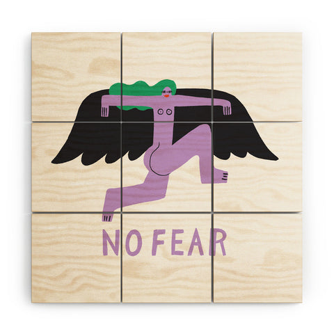 Aley Wild No Fear Wood Wall Mural