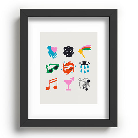 Aley Wild Pisces Emoji Recessed Framing Rectangle