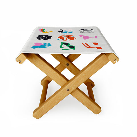 Aley Wild Pisces Emoji Folding Stool
