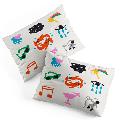 Aley Wild Pisces Emoji Pillow Shams