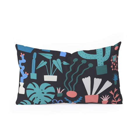 Aley Wild Plant Parent Paradise Oblong Throw Pillow