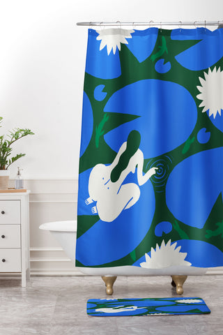 Aley Wild Ponder Wonder Shower Curtain And Mat