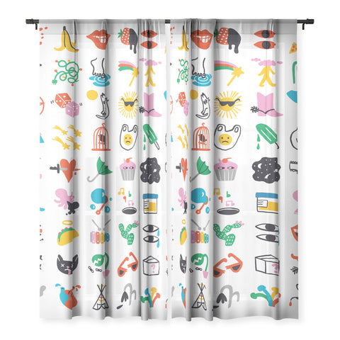 Aley Wild Relevant Symbols Sheer Non Repeat