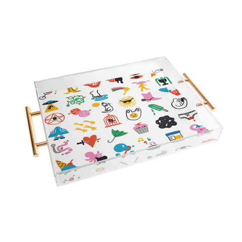 Aley Wild Relevant Symbols Acrylic Tray