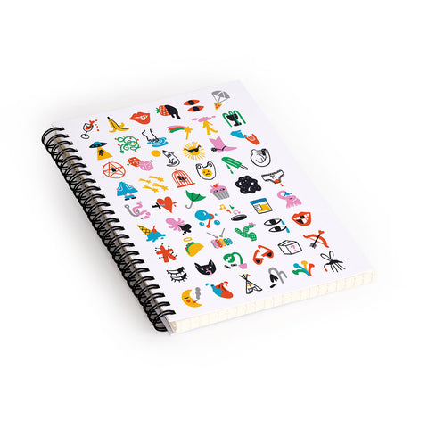 Aley Wild Relevant Symbols Spiral Notebook