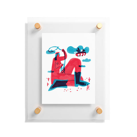 Aley Wild Runaway Pegasus Floating Acrylic Print