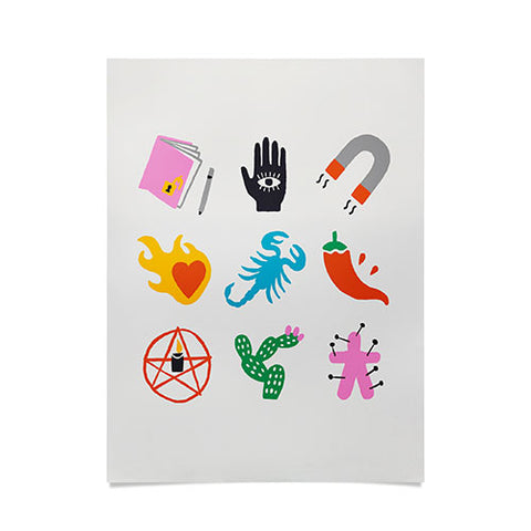 Aley Wild Scorpio Emoji Poster