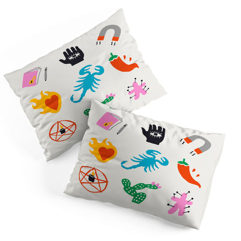 Aley Wild Scorpio Emoji Pillow Shams