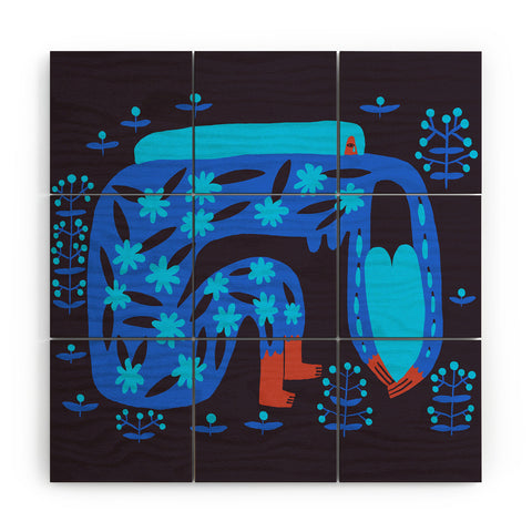 Aley Wild Sweet Sorrow Wood Wall Mural