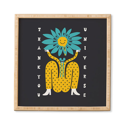 Aley Wild Thank You Universe Framed Wall Art