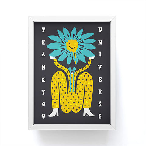 Aley Wild Thank You Universe Framed Mini Art Print