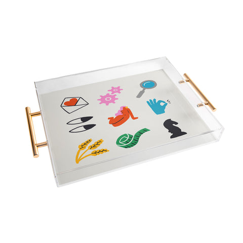 Aley Wild Virgo Emoji Acrylic Tray