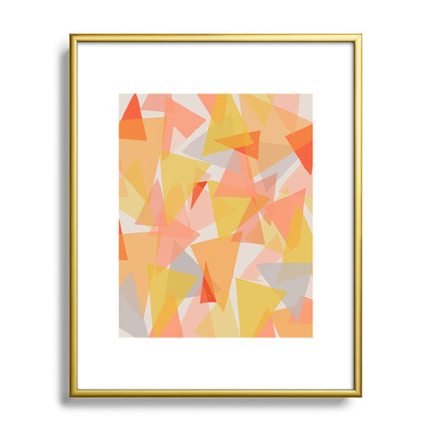 Ali Benyon Geometrics Metal Framed Art Print