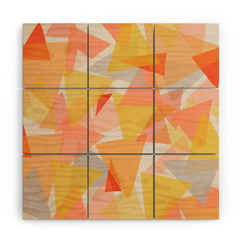 Ali Benyon Geometrics Wood Wall Mural