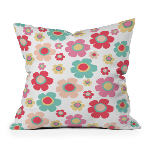 Ali Benyon Rosie Outdoor Throw Pillow