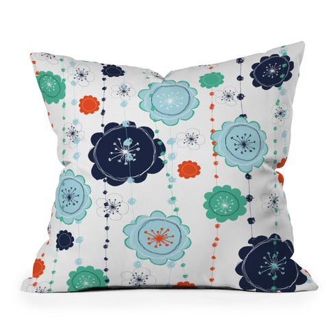 Ali Benyon Suzy Pop Outdoor Throw Pillow