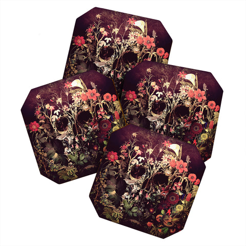 Ali Gulec Bloom Skull Coaster Set