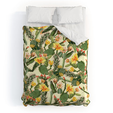 Ali Gulec Cactus Garden Duvet Cover