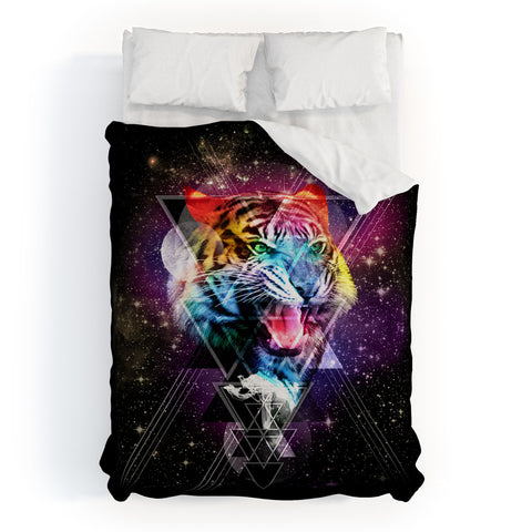 Ali Gulec Cosmic Tiger Duvet Cover