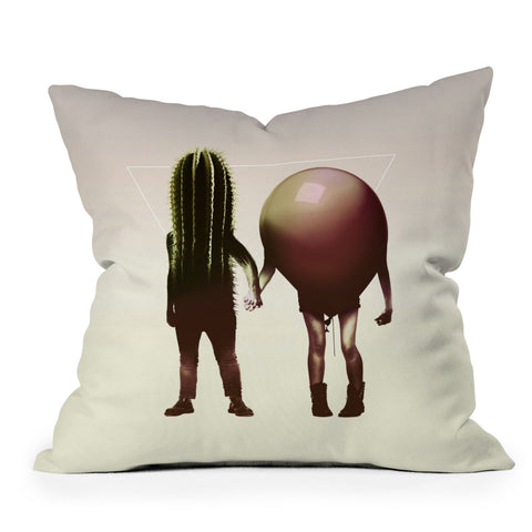 Ali Gulec Couple Hori Outdoor Throw Pillow