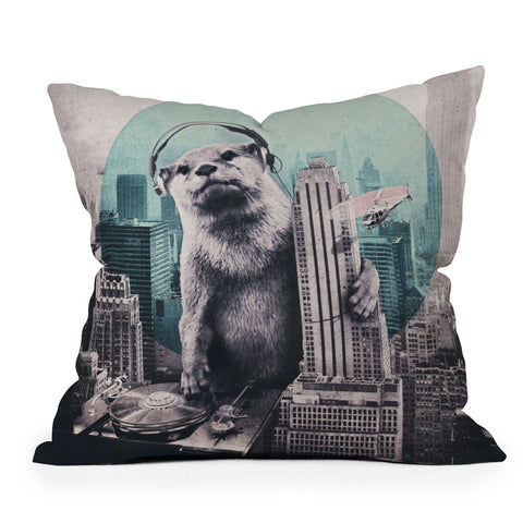 Ali Gulec DJ Outdoor Throw Pillow