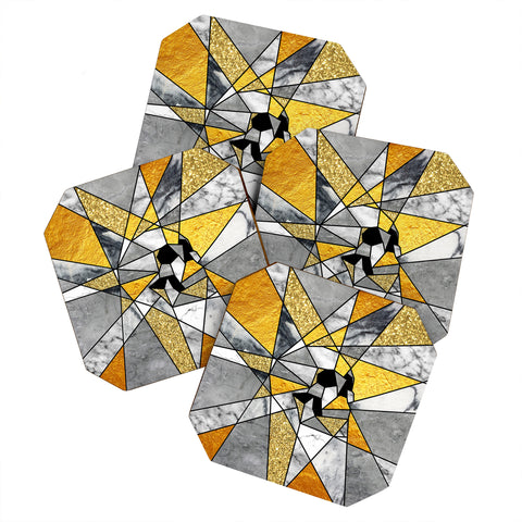 Ali Gulec Fragment Skull Coaster Set