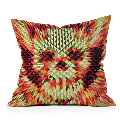 Ali Gulec Geo Skull Outdoor Throw Pillow