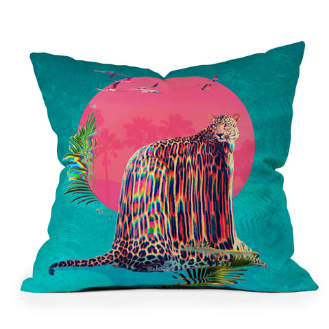 Ali Gulec Jaguar Outdoor Throw Pillow