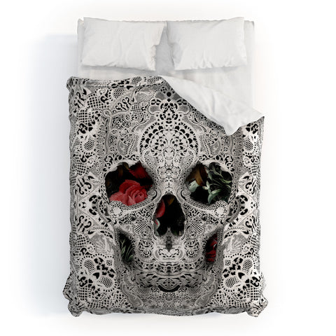 Ali Gulec Light Lace Skull Duvet Cover