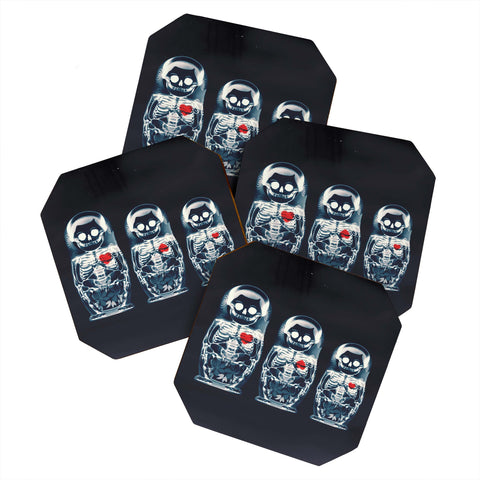 Ali Gulec Nesting Doll Coaster Set