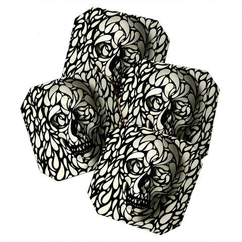 Ali Gulec Skull 4 Coaster Set