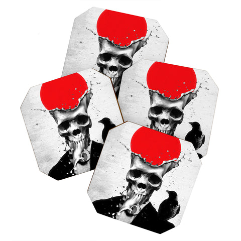 Ali Gulec Splash Skull Coaster Set