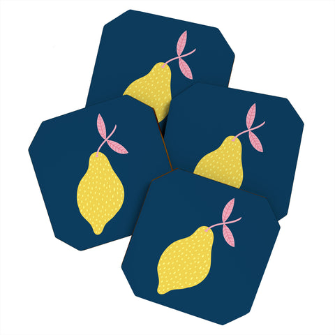 Alice Rebecca Potter Lemon I Coaster Set