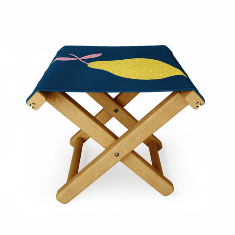 Alice Rebecca Potter Lemon I Folding Stool