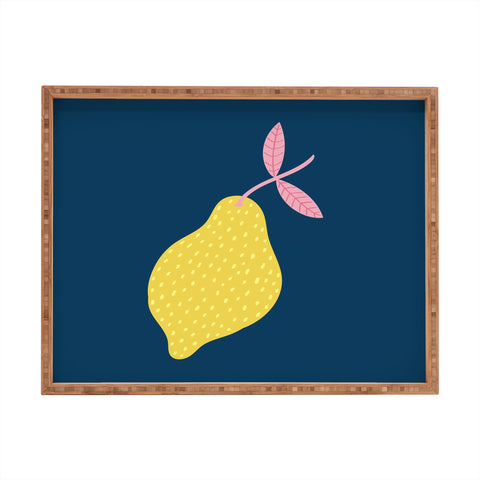 Alice Rebecca Potter Lemon I Rectangular Tray