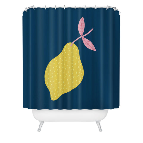 Alice Rebecca Potter Lemon I Shower Curtain